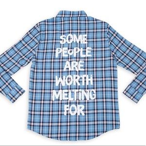 CAKEWORTHY FROZEN OLAF FLANNEL SIZE S UNISEX